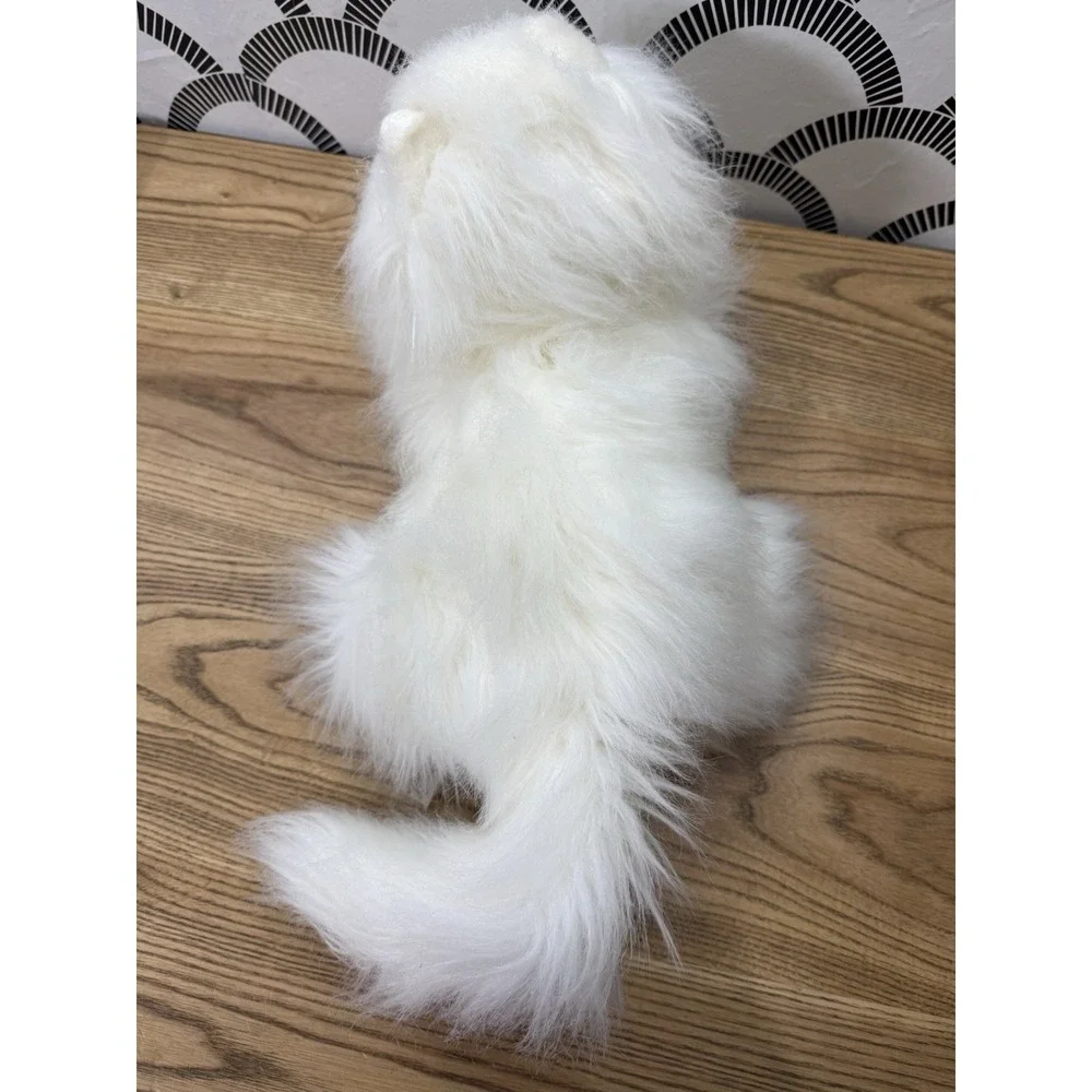 Persian Cat Plush Soft Toy Long Hair Dakin Classique Collectibles White 1988